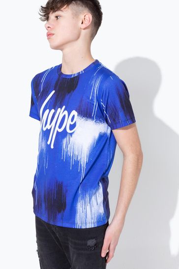 Hype. Blue Explosion Drips Kids T-Shirt