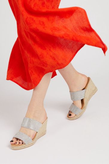 Wedge mule sandals uk new arrivals