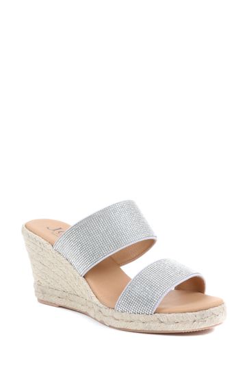 Wedge mule deals sandals uk