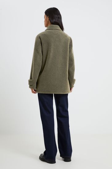 French connection borg jacket sale
