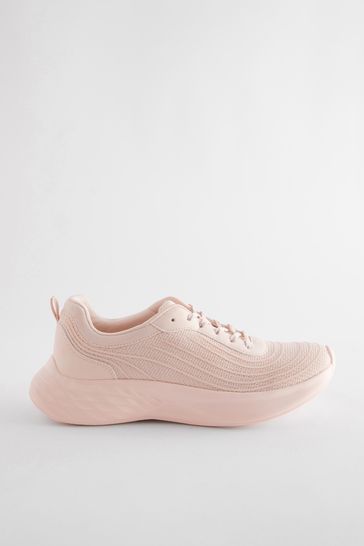 Pink sales nude trainers