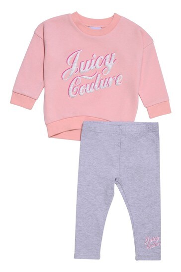 Juicy Couture Crew Neck Top and Legging Set