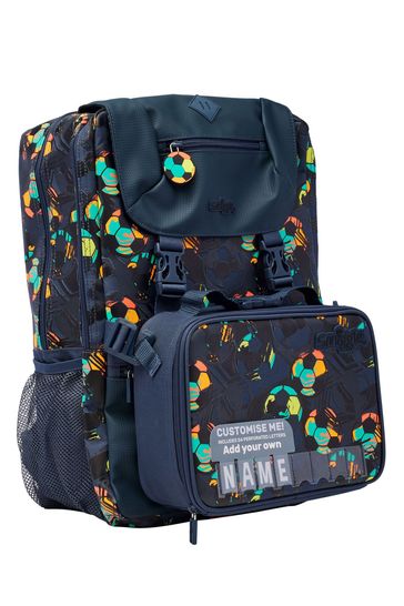 Black fold over backpack sale