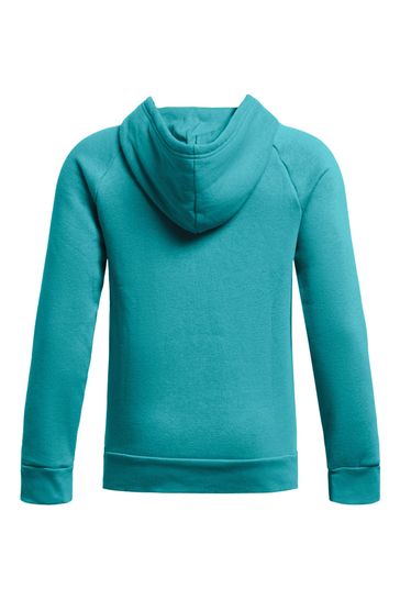 Buy Under Armour Blue Rival Fleece Big Logo Hoodie from Next
