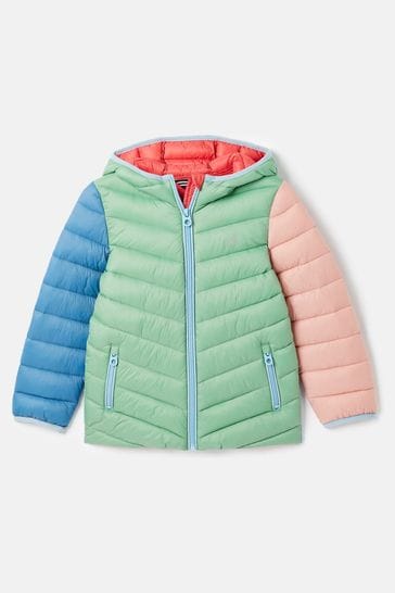 Joules Kinnaird Pink Showerproof Padded Coat