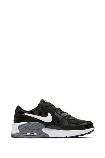 Nike Black/White Air Max Excee Junior Trainers