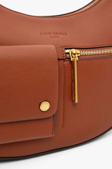 Jasper Conran London Dahlia Pu Scoop Tan Brown Bag