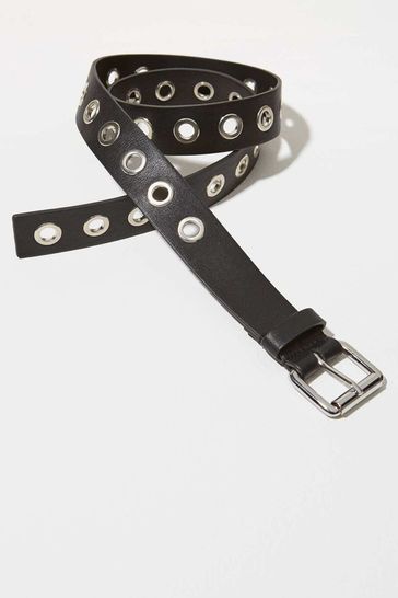 Black belt with holes cheap