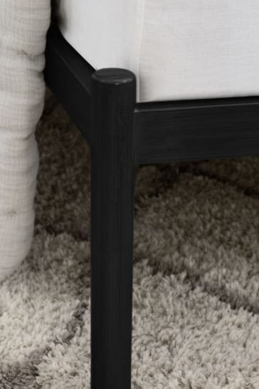 Ikea black metal bed frame shop queen