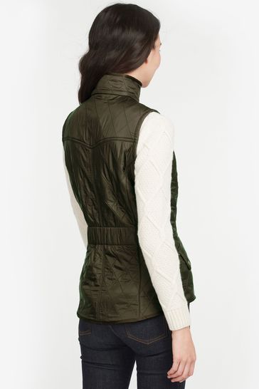 Barbour green gilet deals