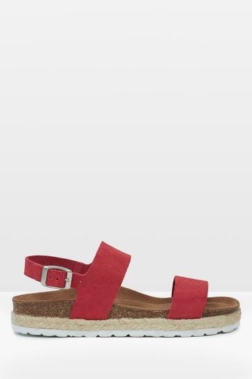 Celtic & Co. Red Multi Strap Sandals