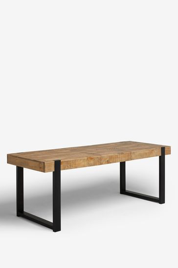 Buy Natural Jefferson Pine 6 to 8 Seater Extending Dining Table