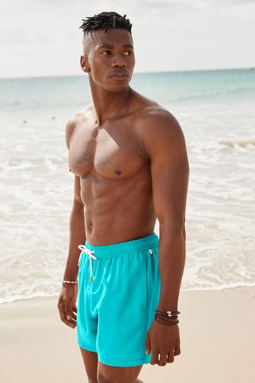 Turquoise blue shorts sale