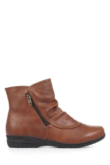 Pavers tan ankle boots shop