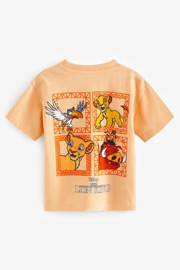 Buy Orange 100 Cotton Lion King Short Sleeve T Shirt 6mths 8yrs from Next Turkey