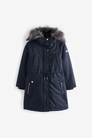 Next navy online posh parka