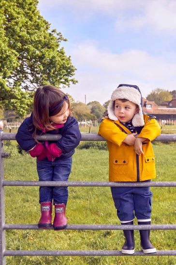 JoJo Maman B b Pink Meadow 4 in 1 Waterproof Polarfleece Jacket
