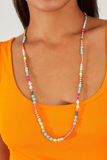 Bright online beaded necklace