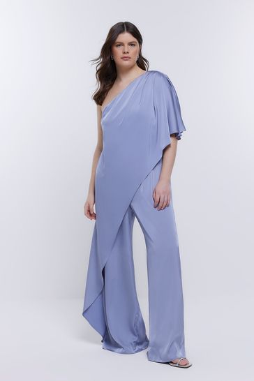 River island blue jumpsuit 2025