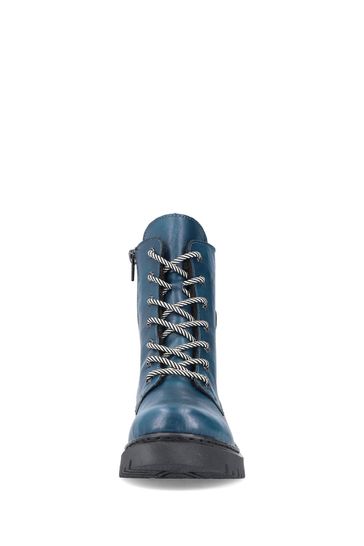 Buy Rieker Womens Blue Zipper Shoes from Next Luxembourg