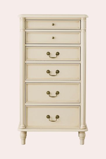 Ivory shop tall dresser