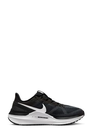 Buy Nike Black White Air Zoom Structure 25 Running Trainers from Next Hungary