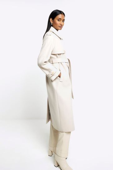 River island sales longline coat