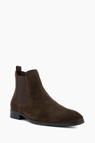 Dune London Mandatory Plain Toe Chelsea Black Boots