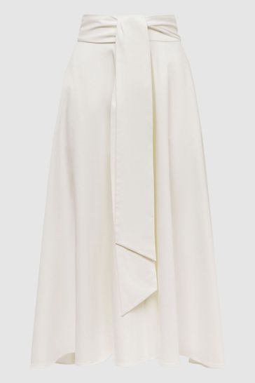 High waisted white cheap skirt near me