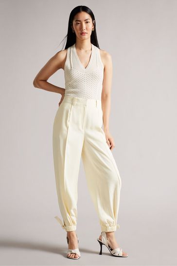 Ted Baker Madolyn Natural Tailored Harem Trousers