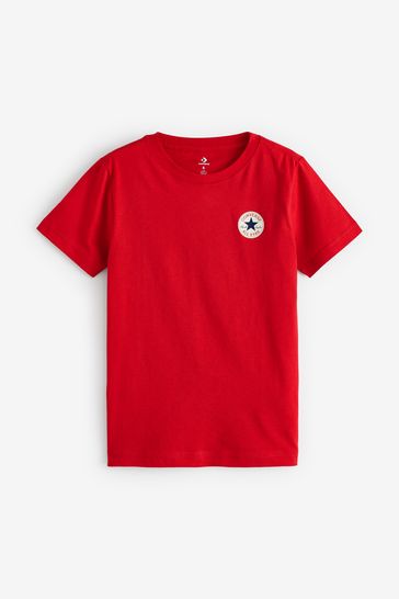 Converse Red Printed T-Shirt