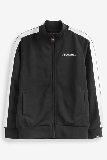 Ellesse black tracksuit top