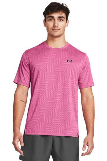 Under Armour Bright Pink Tech Vent Short Sleeve T-Shirt