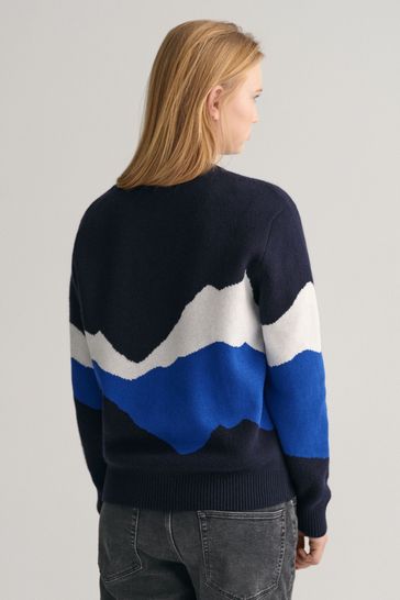Gant navy jumper top