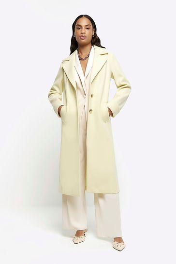 River island longline coat sales