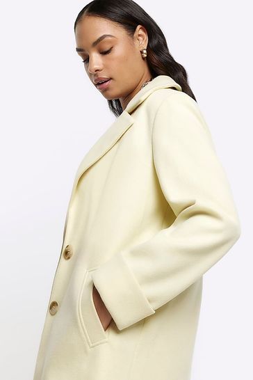 River island top longline coat
