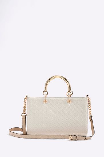 River island cream new arrivals bag