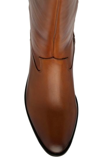Next long brown boots sales