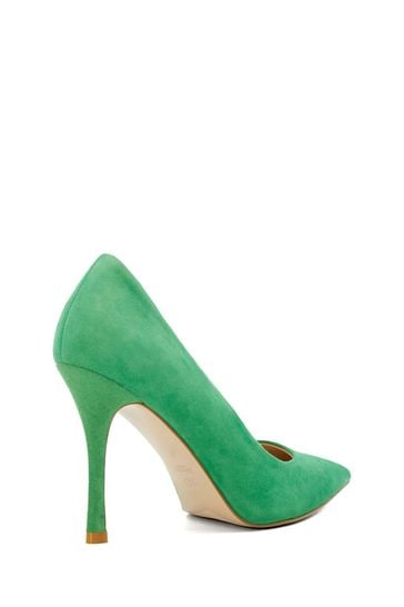 Dune suede hot sale heels