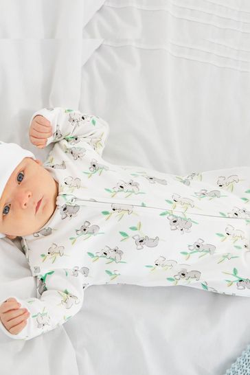 JoJo Maman B b Koala Zip Sleepsuit