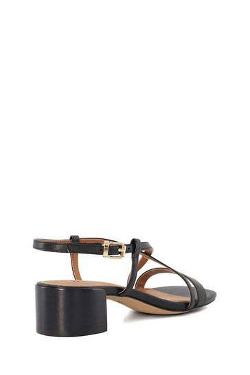 Buy Dune London Jaskell Low Block Black Sandals from Next Luxembourg