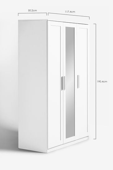 Next flynn new arrivals triple wardrobe