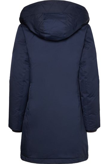 Buy Tommy Hilfiger Blue Padded Hooded Parka from Next USA
