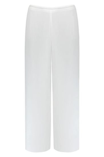 Buy Live Unlimited Chiffon Lined White Trousers from Next Luxembourg