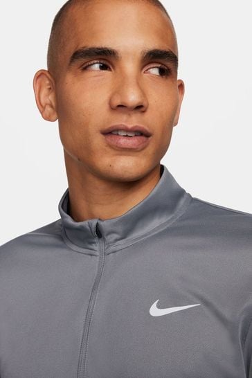 Buy Nike Grey Dri FIT Pacer Half Zip Running Top from Next Croatia
