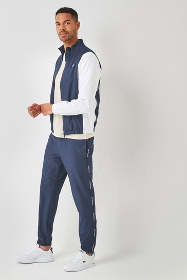 lacoste tape tracksuit