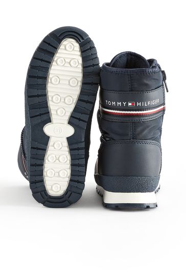 Tommy Hilfiger Kids Blue Snow Boots