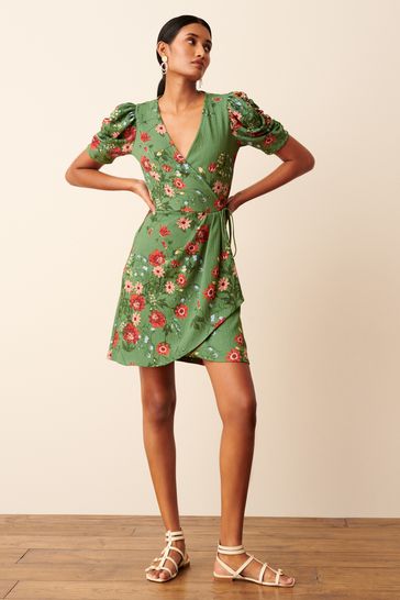 Ditsy clearance green dress
