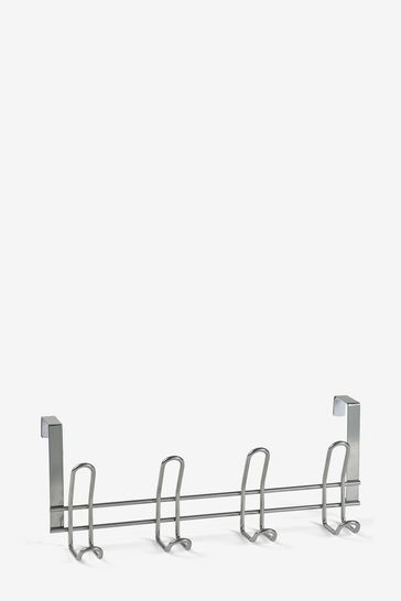 Threshold over the door hook rack outlet