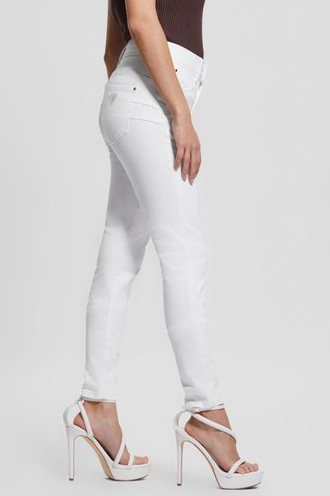 Guess white 2025 skinny jeans
